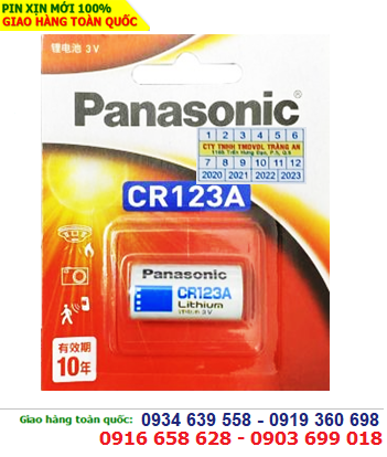 Pin Panasonic CR123A Photo Lithium 3V chính hãng Panasonic